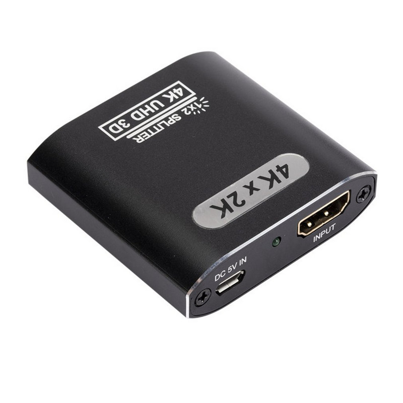 Su HDMI suderinamas skirstytuvas 1 į 2 išvestis 4K*2K su HDMI suderinamas jungiklis Su HDMI suderinamas skirstytuvas, vienas taškas, padalytas ekranas