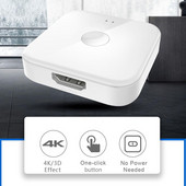 4K HDMI jungiklis 2 prievadai dvikryptis 2x1 HDMI perjungiklio skirstytuvas Palaiko Ultra HD 4K 1080P 3D HD HDCP, skirtas PS4 Xbox HDTV