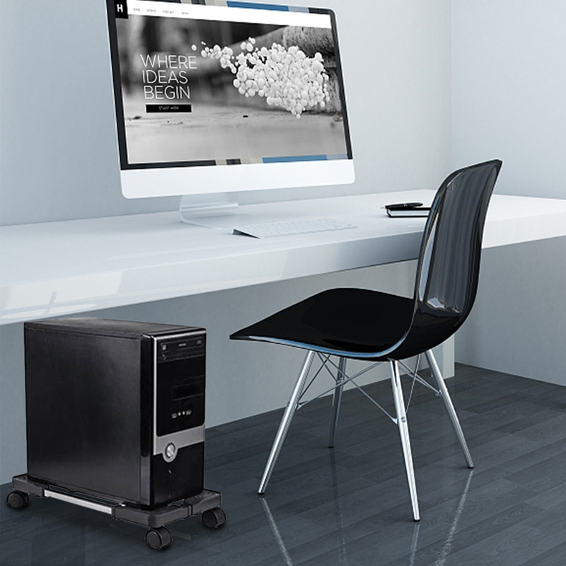 Mobilný stojan na procesor, počítačová veža s uzamykateľnými kolieskami a nastaviteľnou šírkou, vhodný pre väčšinu herných počítačov v domácej kancelárii AXYB