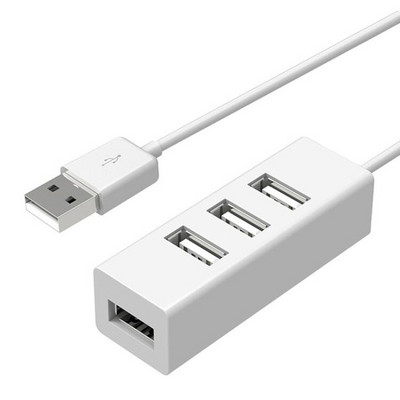 USB šakotuvas USB dekoncentratorius mini mažas keturių prievadų USB 2.0 šakotuvas 10 cm linija
