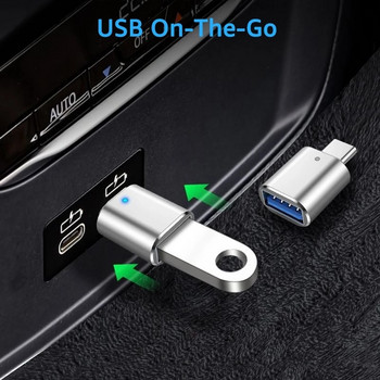 OTG адаптер тип C USB C към USB3.0 OTG адаптер конектор тип C OTG Converter за Macbook Pro Xiaomi Huawei Flash Drive Reader