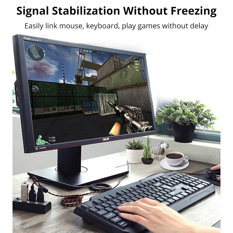 Switch Extension Hub 7 prievadų USB2.0 šakotuvas Kompiuterio USB plėtinio šakotuvas One Drag Seven USB2.0 skirstytuvas kompiuterio nešiojamasis kompiuteris darbalaukis