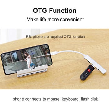 Type C USB C HUB Високоскоростен 4-портов мулти сплитер адаптер OTG за Lenovo HUAWEI Xiaomi Macbook Pro 15 Air Pro Аксесоари