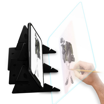 CHIPAL Tracing Drawing Board αδιάβροχο Tablet Specular Mirror Reflection Dimming Graphic Art Copy Board για τηλέφωνο iphone