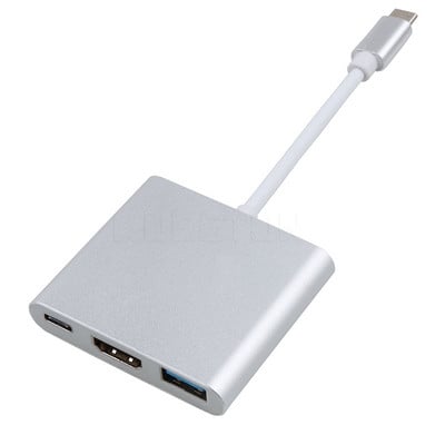 kebidu 2019 Novo 3 u 1 USB-C USB HUB muški na ženski USB 3.1 Type-c na USB 3.0 adapter za punjenje za Macbook Air 12 pretvarač
