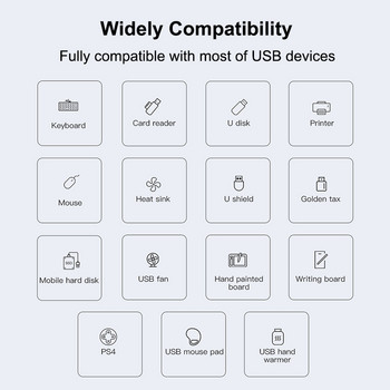 USB C HUB 3.0 Type C 3.1 4-портов мулти сплитер адаптер OTG за Lenovo Xiaomi Macbook Pro 13 15 Air Pro PC Компютърни аксесоари