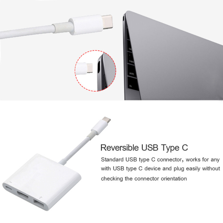 USB HUB C tipo USB prie HDMI suderinamo 4K konverterio adapteris C tipo į HD-MI/USB 3.0/C tipą, skirtas asmeniniam nešiojamajam kompiuteriui MacBook Huawei Mate 30