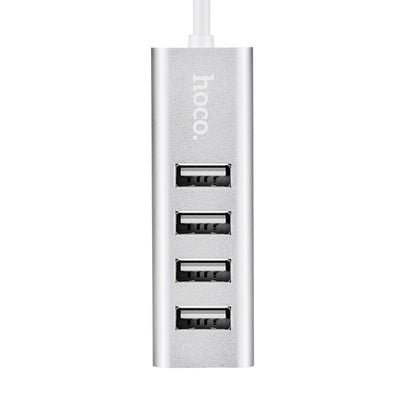 HOCO Hub USB universal cu 4 porturi USB 2.0 cu cablu Micro USB Adaptor cablu splitter mini hub de mare viteză pentru modelul de priză pentru iMac PC