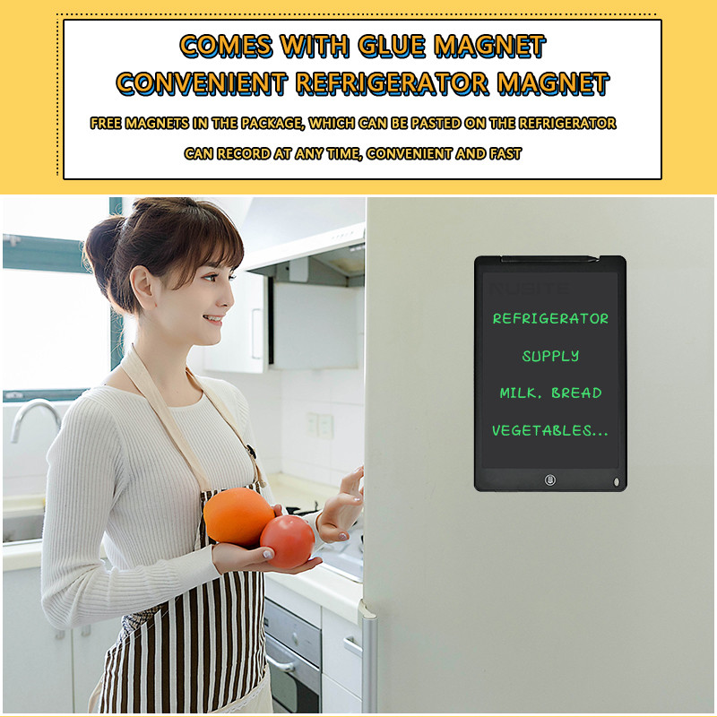 12 colių LCD piešimo planšetė elektroninė rašomoji lenta Skaitmeninė spalvinga grafika Rašymo ranka bloknotas vaikams Graffiti eskizų bloknotas lenta