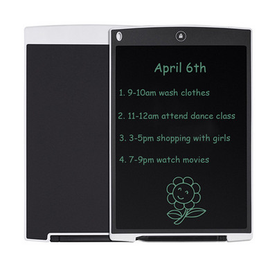 NEWYeS skystųjų kristalų rašymo planšetinis kompiuteris 12 colių elektroninė skaitmeninė elektroninė grafikos piešimo lenta papuoštų piešimo bloknotas su rašikliu Dovana vaikams