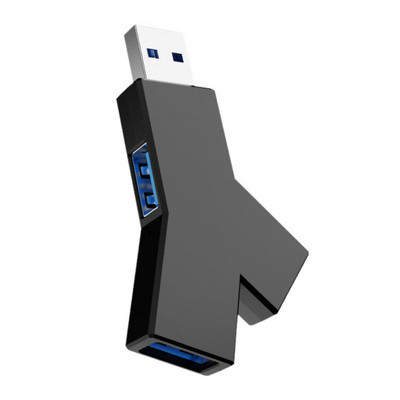 RYRA USB 3.0 šakotuvas USB 2.0 mini Y formos 3 viename USB-C šakotuvas kelių USB skirstytuvo šakotuvas Naudokite maitinimo adapterio plėstuvą, skirtą asmeniniam kompiuteriui nešiojamam kompiuteriui