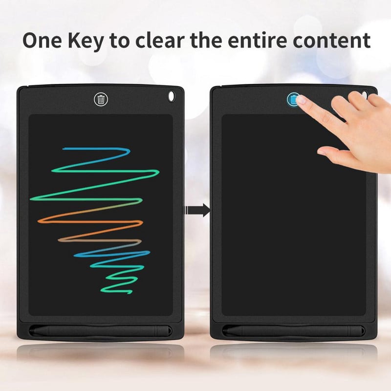 NEWYES 8,5 colio spalvinga rašymo piešimo planšetė elektroninė skaitmeninė LCD grafinės lentos Doodle užrašų knygelė, ištrinami rašymo ranka bloknotai