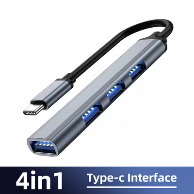 SeynLi prilagoditi za usb HUB USB Type C za Macbook Xiaomi Laptop Cable Adapter USB A HUB Multi Splitter Adapter TF SD čitač kartica