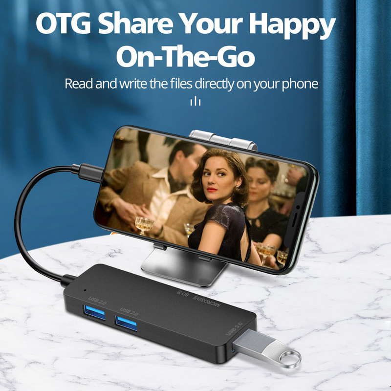 SeynLi prilagoditi za usb HUB USB Type C za Macbook Xiaomi Laptop Cable Adapter USB A HUB Multi Splitter Adapter TF SD čitač kartica