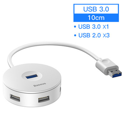 Baseus USB HUB USB 3.0 USB C HUB za MacBook Pro Surface USB Type C HUB USB 2.0 adapter s mikro USB-om za računalo USB razdjelnik