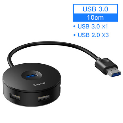 Baseus USB HUB USB 3.0 USB C HUB za MacBook Pro Surface USB Type C HUB USB 2.0 adapter s mikro USB-om za računalo USB razdjelnik