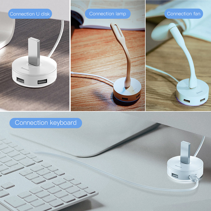 Baseus USB HUB USB 3.0 USB C HUB za MacBook Pro Surface USB Type C HUB USB 2.0 adapter s mikro USB-om za računalo USB razdjelnik