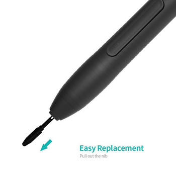 Висококачествени резервни 10 бр. PN04 устойчиви на износване накрайници за писалка за HUION PW100 PW201 Графичен таблет за рисуване Цифрова писалка Стилус