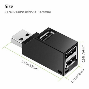 USB HUB USB 3.0 HUB Splitter Multiple USB Hab 2.0 Multi Hub Expander 3 Port HUB for PC Laptop