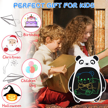 Ζώα κινουμένων σχεδίων 8,5 ιντσών LCD ταμπλέτες γραφής Πολύχρωμος πίνακας μηνυμάτων Παιχνίδια ζωγραφικής Χαριτωμένα χριστουγεννιάτικα δώρα και εργαλείο εκμάθησης για παιδιά