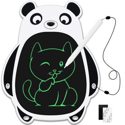 Rajzfilm Animals 8,5 hüvelykes LCD írótábla színes üzenőfal Rajzjátékok Aranyos karácsonyi ajándékok és oktatóeszköz gyerekeknek