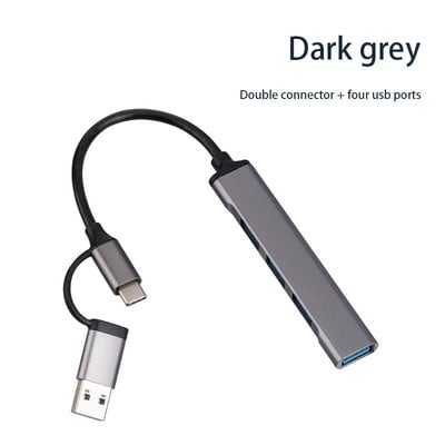 HUB USB C HUB de mare viteză TIP C 3.0 Cititor de carduri Splitter Multiport cu porturi SD TF pentru Accesorii pentru computer Macbook HUB HUB NOU