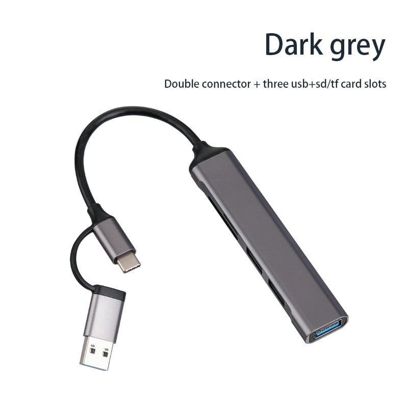 HUB USB C HUB de mare viteză TIP C 3.0 Cititor de carduri Splitter Multiport cu porturi SD TF pentru Accesorii pentru computer Macbook HUB HUB NOU