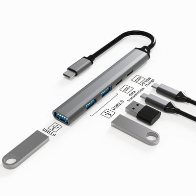 Tip USB C HUB 3.0 Port Multi Splitter Adapter OTG Za Lenovo HUAWEI Xiaomi Macbook Pro 15 Air Dodaci USB Hub Dropship