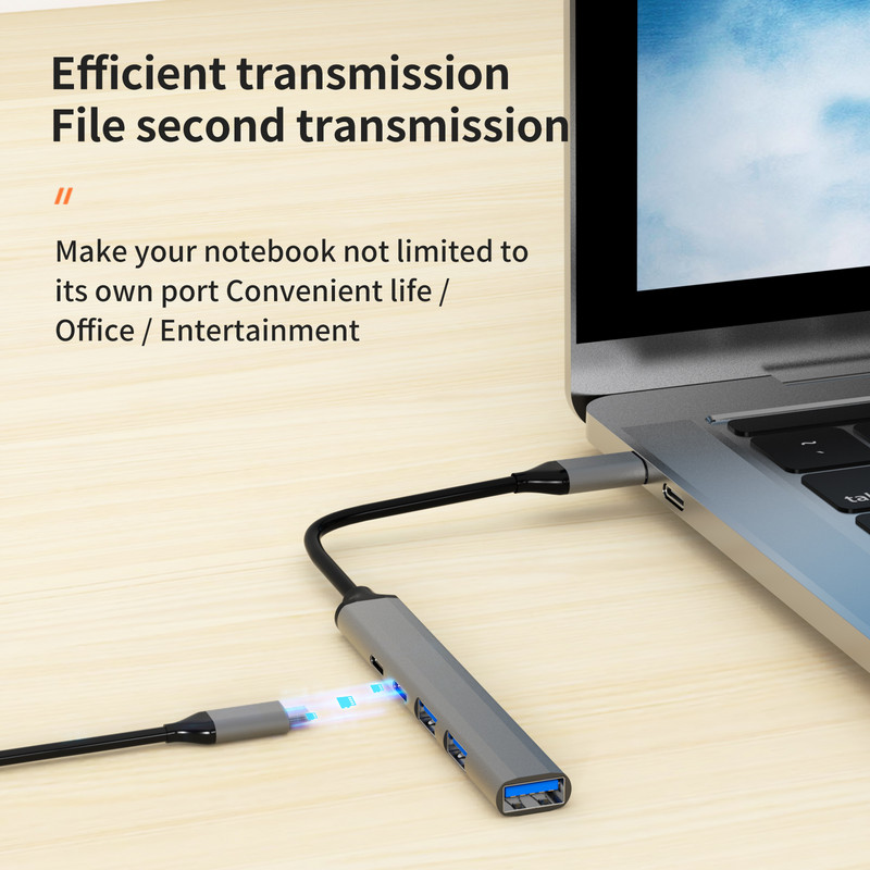 Tip USB C HUB 3.0 Port Multi Splitter Adapter OTG Za Lenovo HUAWEI Xiaomi Macbook Pro 15 Air Dodaci USB Hub Dropship