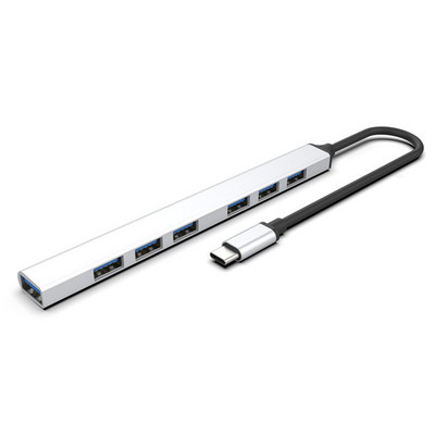 USB Hub 3.0 Multi USB Splitter 7 USB Port 3.0 2.0 LED lámpa Lenovo Xiaomi Macbook Pro PC Hub USB 3 0 dokkolóhoz