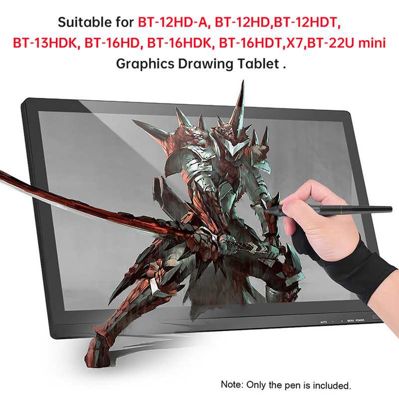 BOSTO punjiva olovka 8192 razine pritisna olovka za BOSTO 13HD/16HD/16HDK/16HDT/22UX grafički monitor za tablet za crtanje