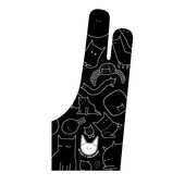 XPPen Mănușă anti-fouling de dimensiune liberă Mănușă de pisică drăguță pentru tabletă de desen/tabletă de copiere cu afișaj/Cutie luminoasă LED/IPad