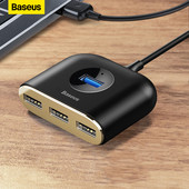 Baseus USB HUB USB3.0 na USB3.0*1+USB2.0*3 za MacBook Pro Air 2020 USB 2.0 HUB LED USB Splitter za Huawei Notebook HUB