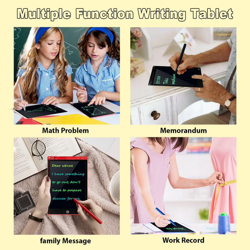 Tabletă de scris LCD de 8,5 inci pentru jucării pentru copii Instrument de pictură Electronică Desen table ultra-subțire pentru băieți copii cadou educațional