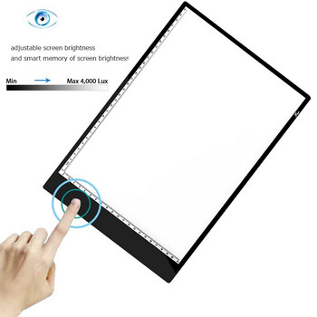 LED Light Pad A4 Drawing Tablet Graphic Writing Digital Tracer Copy Pad Board for Diamond Painting Sketch Χονδρική