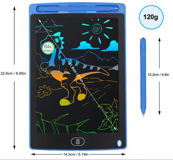 8,5-инчов LCD таблет за писане Дъска за рисуване Детски графити Sketchpad Играчки Черна дъска с ръкописен текст Магическа дъска за рисуване
