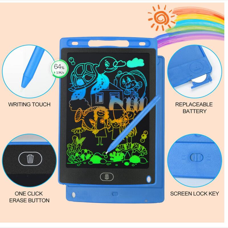 8,5 inčni LCD tablet za pisanje Tabla za crtanje Dječji blok za crtanje s grafitima Igračke Rukopisna ploča Čarobna ploča za crtanje