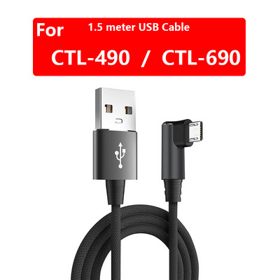 Linie conectată prin cablu USB universal de 1,5 metri pentru tablete Wacom , tablete Intuos CTL-471 / 472 / 671 / 671 / 490 / 690 / 4100