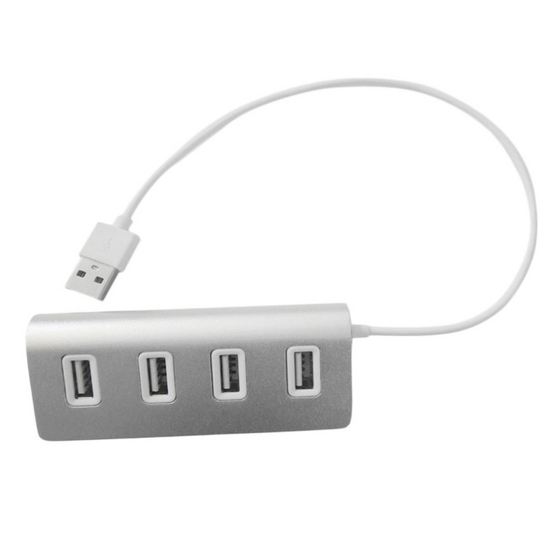 kebidu High Speed Mini 4 porta Plavo LED svjetlo USB Hub Splitter Aluminium Power for Apple Mac Macbook Laptop Desktop PC Computer