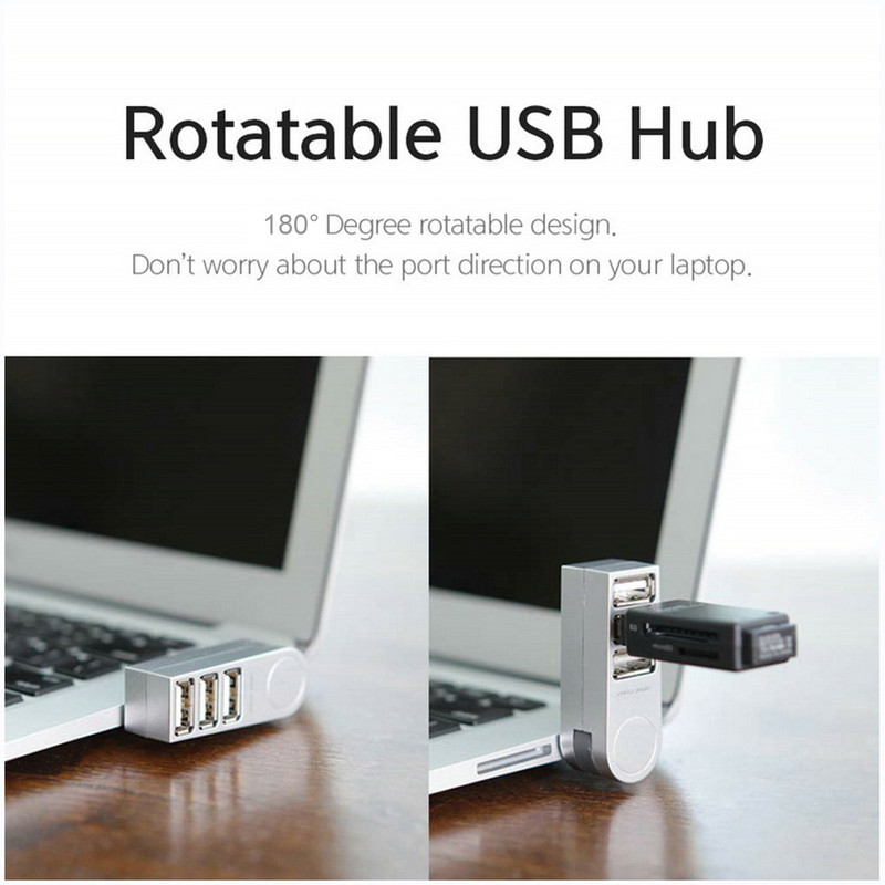 RYRA USB C jaotur 3-ühes kiire laiendaja 2.0 multifunktsionaalne mitme jaoturi adapter Sülearvuti Sülearvuti Kontoritarvikud