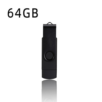 Μονάδα flash USB υψηλής ταχύτητας OTG Pen Drive 64gb USB Stick 16gb Περιστρεφόμενη μονάδα στυλό για Android Micro/PC Business δώρο