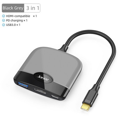 USLION USB C Switch TV dokkoló Nintendo NS Switch Host hordozható dokkolóállomáshoz Tartozékok HDMI-kompatibilis 4K TV 100W PD