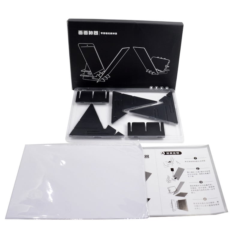 CHIPAL šabloontahvli jälgimisjoonis Jälgimisvisand LED-koopiavalgustuskast veekindel peegel-peegeldustelefoni tahvelarvuti hämarduspadi