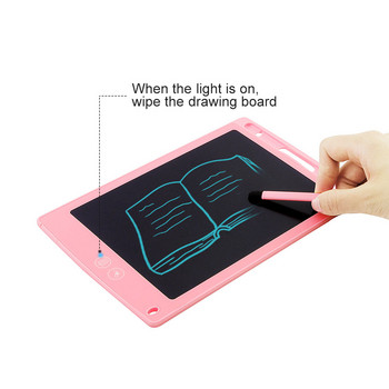 CHYI 8,5-инчов LCD таблет за писане с частично изтриване Груб почерк Цифрови електронни бележници Дъска за рисуване Изтриваема подложка за детски играчки