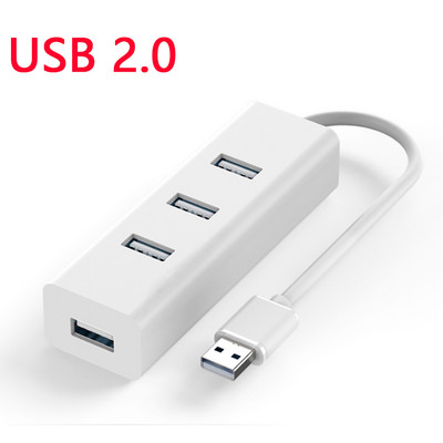 USB 3.0 HUB 4 porti 2.0 3.0 USB sadalītāja ātrgaitas vairāku adapteru paplašinātāja kabelis galddatoru klēpjdatoru piederumiem