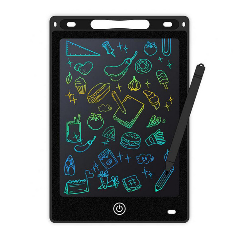 10/12 collu bērnu LCD ekrāns rakstīšanai digitāli grafiski zīmēšanas planšetdatori elektroniski rokraksta paliktņi zīmēšanas dēlis grafiti rotaļlietas