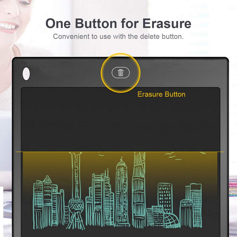 8,5 hüvelykes LCD író tábla digitális grafikus táblagépek elektronikus kézírásos LCD rajztábla tábla tábla Jegyzettömb Stylus toll gyerekeknek