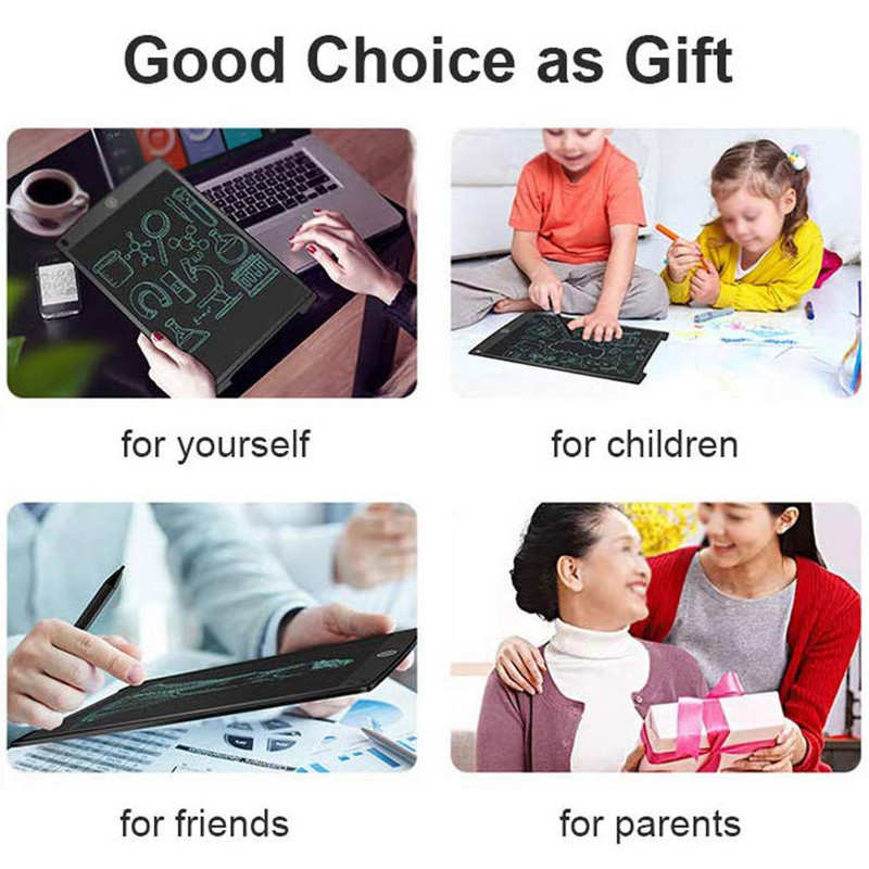 8,5 hüvelykes LCD író tábla digitális grafikus táblagépek elektronikus kézírásos LCD rajztábla tábla tábla Jegyzettömb Stylus toll gyerekeknek