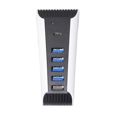 ALLOYSEED 5 u 1 USB Splitter Expander Hub za PS5 USB Hub USB3.0 Splitter Expander Extension High Speed Port Adapter za PS5