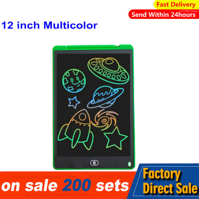 12-inčni LCD tablet za pisanje, elektronička ploča za crtanje, digitalni šareni blok za rukopis, poklon za djecu i odrasle, zaštitite oči